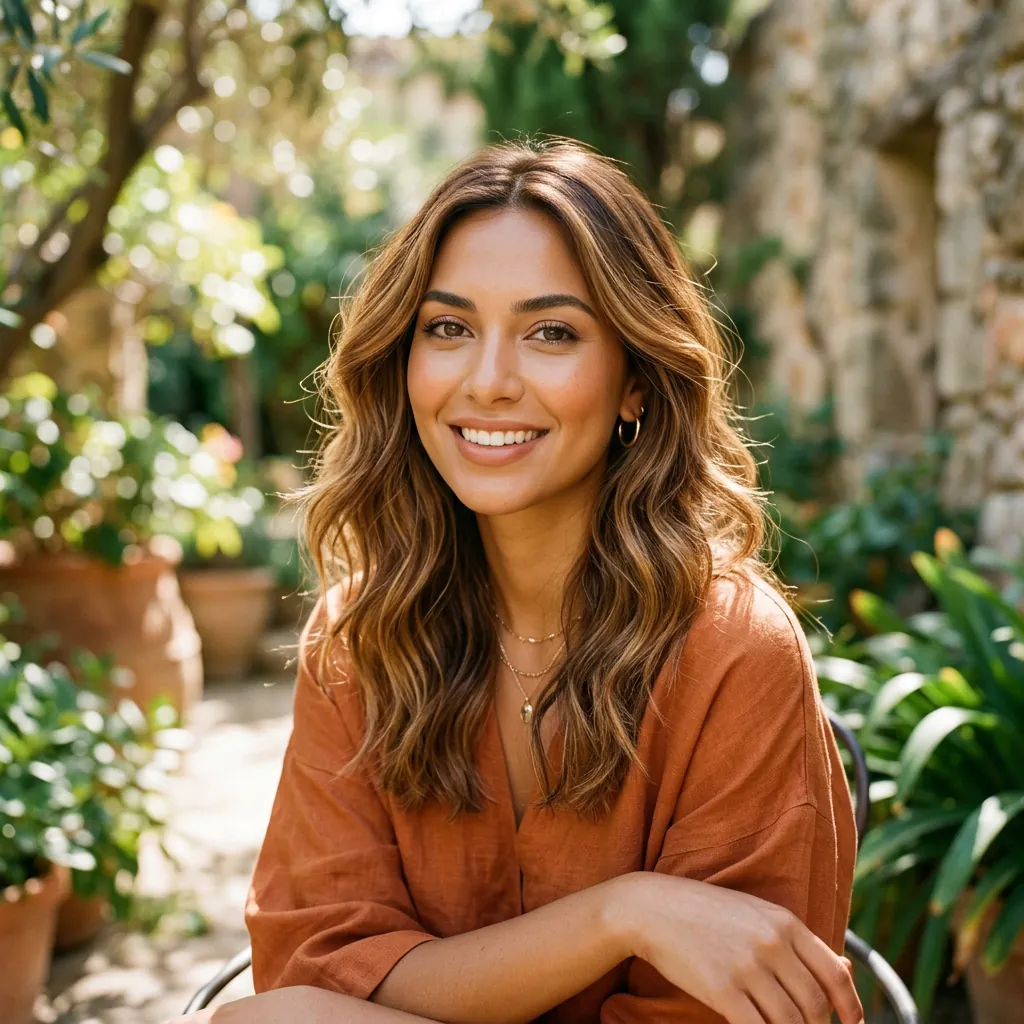 Honey Brown Hair Color Ideas for Medium Skin Tone