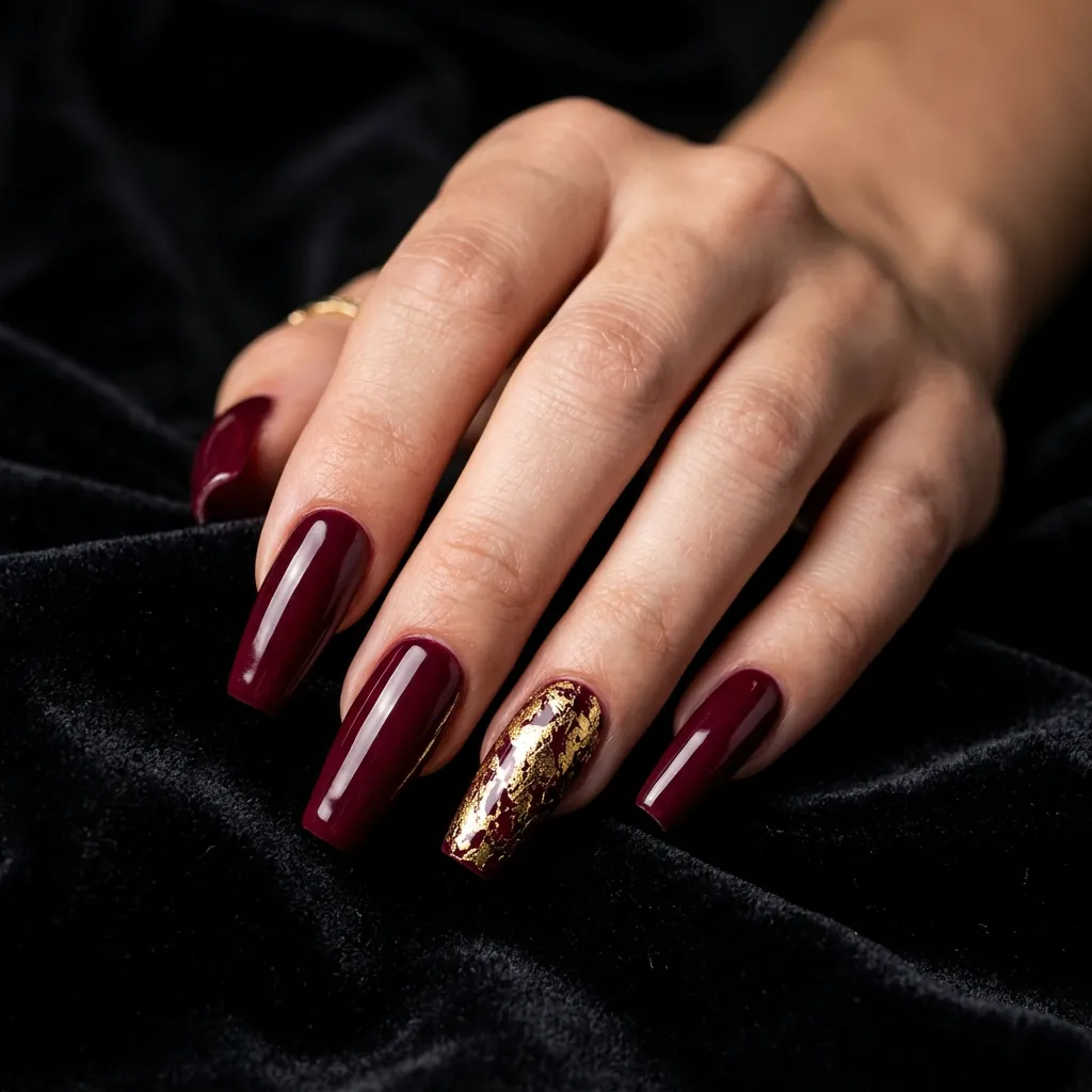 Coffin Shape Nails Gel