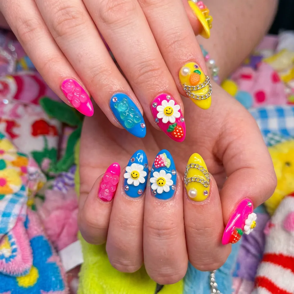 Maximalist Nails Aesthetic Ideas