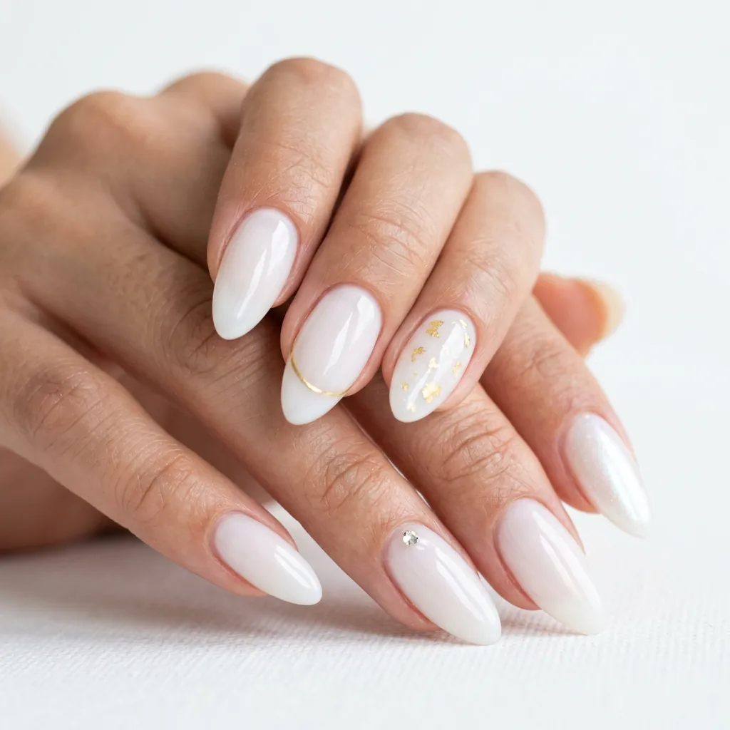 Nails Cute Ideas: 30 Stunning Looks to Spark Your Next Manicure 10 Milky White Nail Ideas