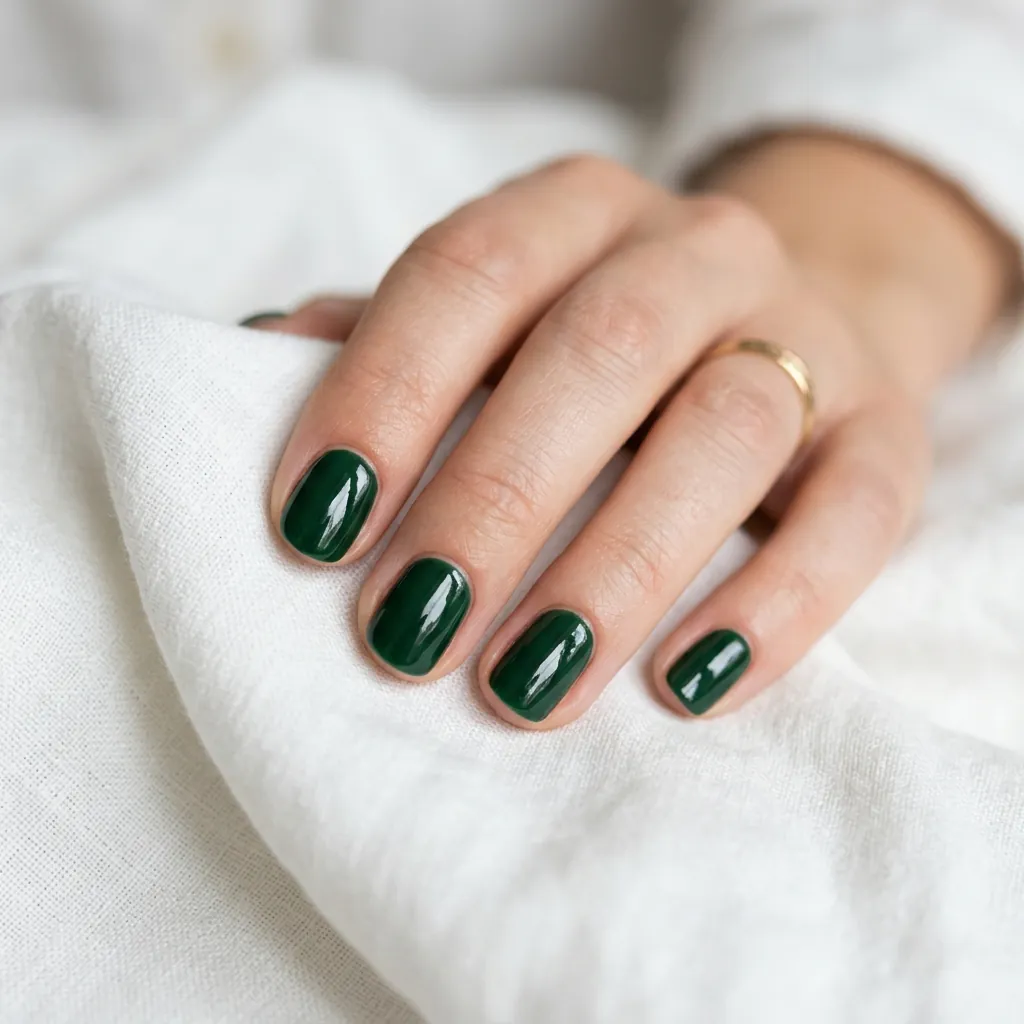 Nails Green Ideas: 30 Creative Looks to Inspire Your Next Manicure 10 Nails Green Minimalist Line Art Ideas