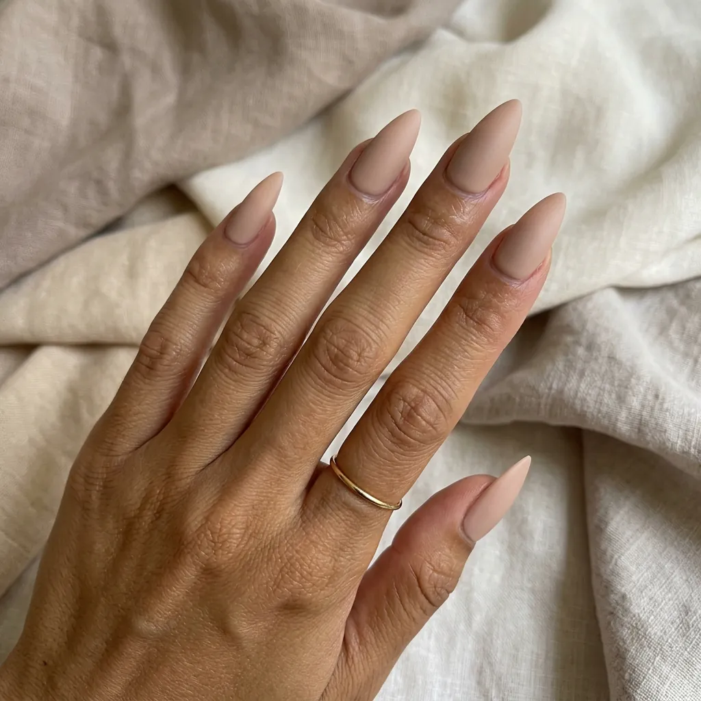 Nude Stiletto Nails Ideas