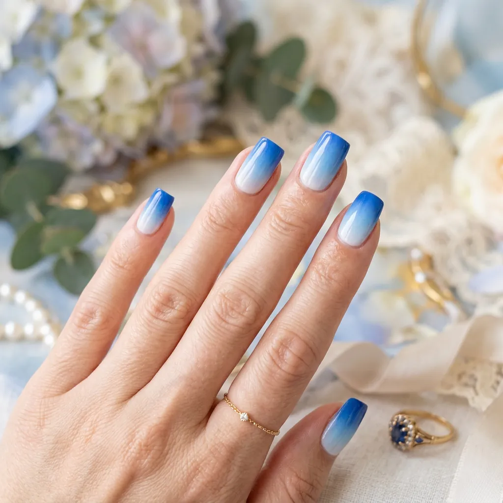 Nails Blue: 30 Stunning Designs You'll Obsess Over 6 Ombre Blue Nails