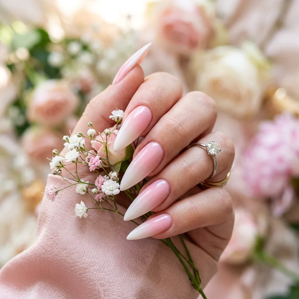 Ombre Stiletto Nails Ideas