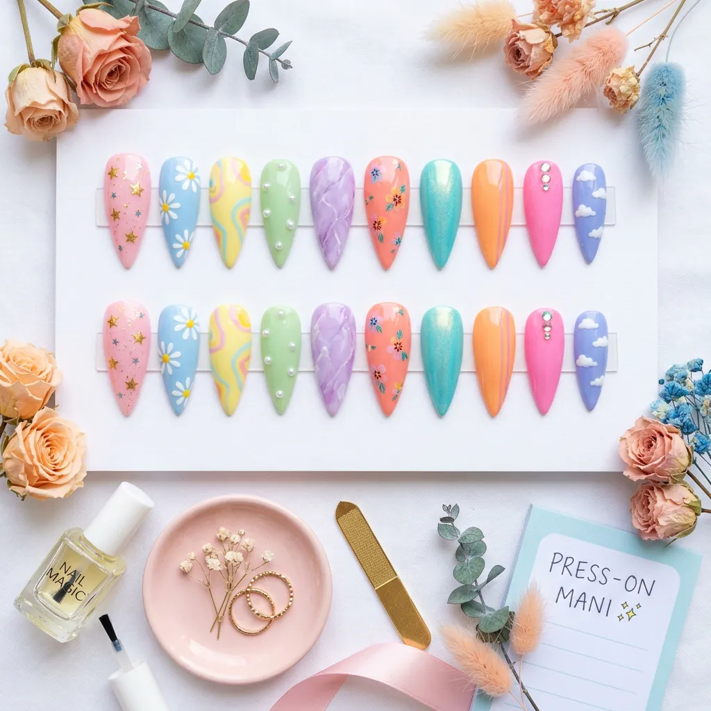 Stiletto Press On Nails Ideas