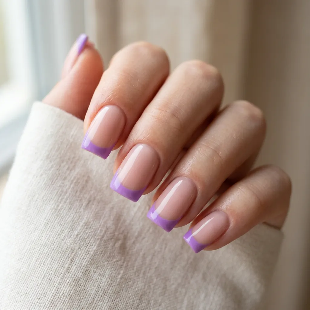 Nails Purple Ideas: 30 Stunning Looks for Every Shade and Style 8 Purple French Tip Nails Ideas