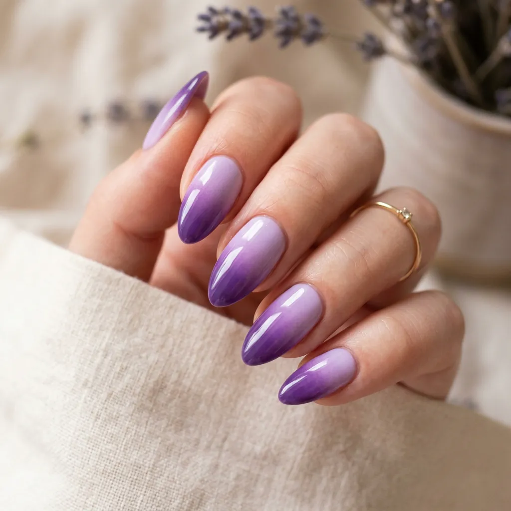 Nails Purple Ideas: 30 Stunning Looks for Every Shade and Style 4 Purple Ombre Nails Ideas