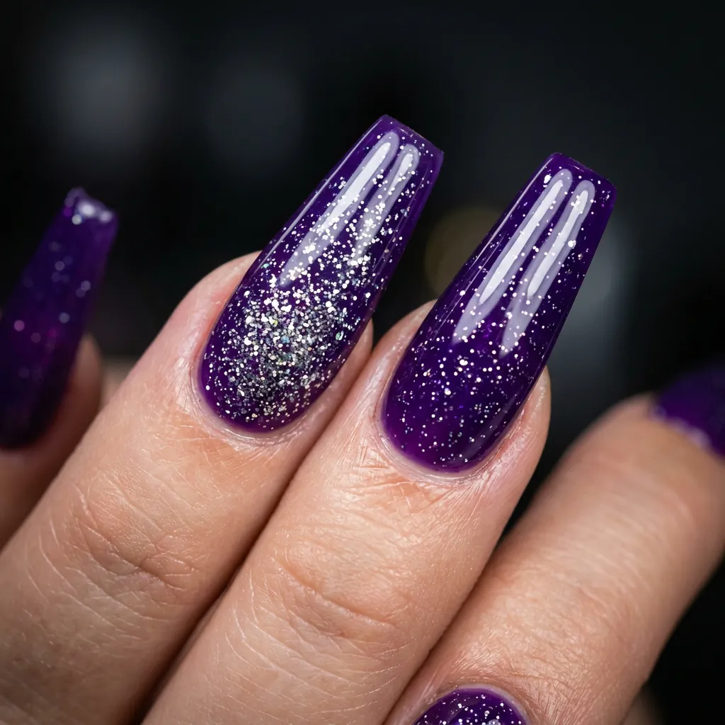 Nails Purple Ideas: 30 Stunning Looks for Every Shade and Style 9 Purple Acrylic Nails Ideas