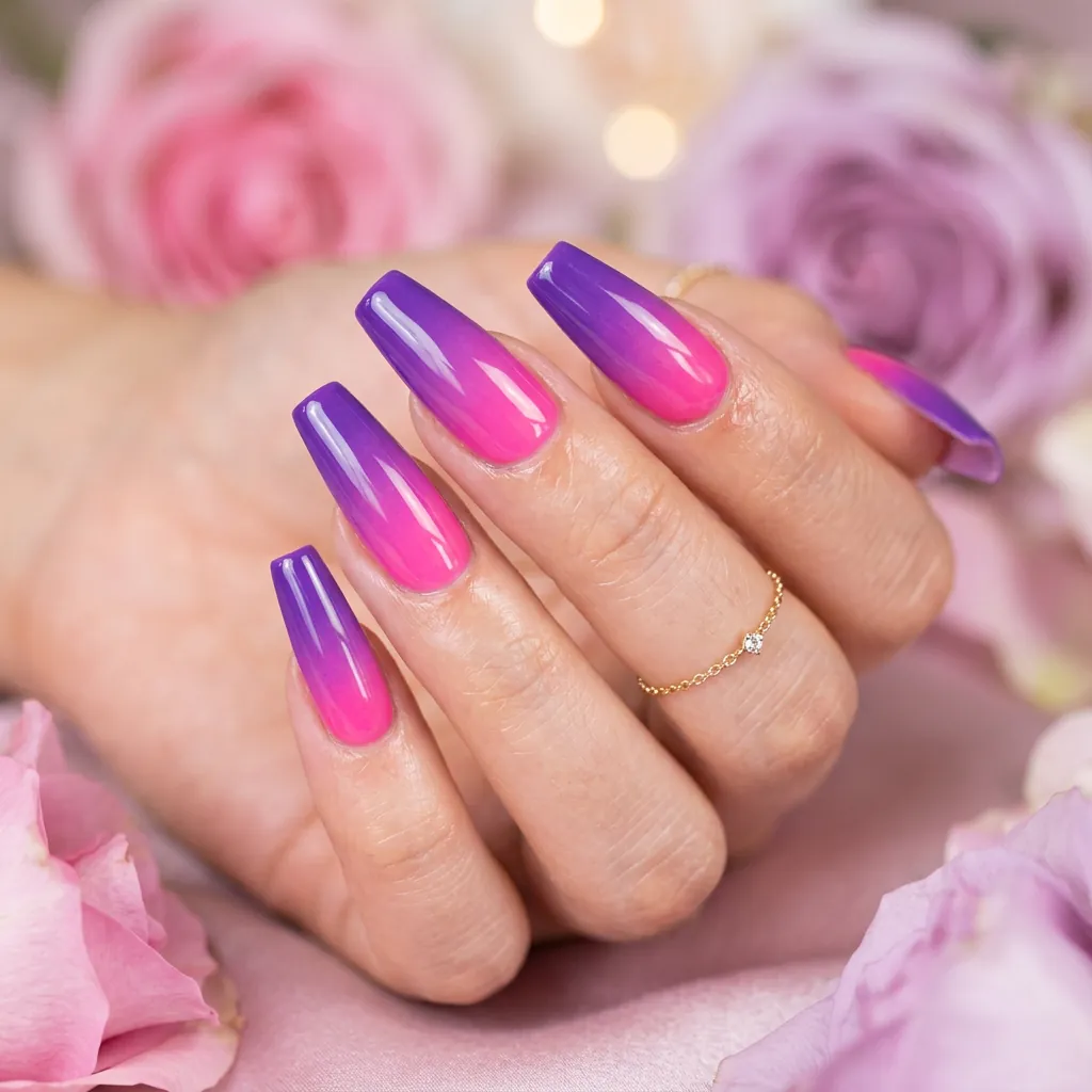 Nails Purple Ideas: 30 Stunning Looks for Every Shade and Style 13 Purple and Pink Nails Ideas