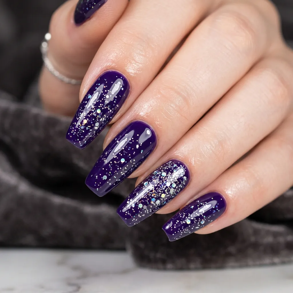 Nails Purple Ideas: 30 Stunning Looks for Every Shade and Style 30 Purple and Silver Nails Ideas