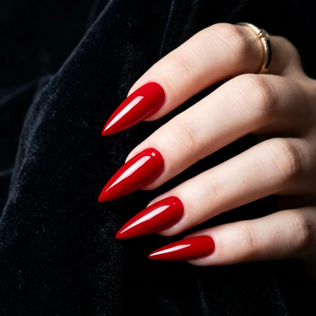 Red Stiletto Nails Ideas