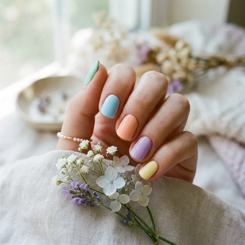 Pastel Nails Short Ideas
