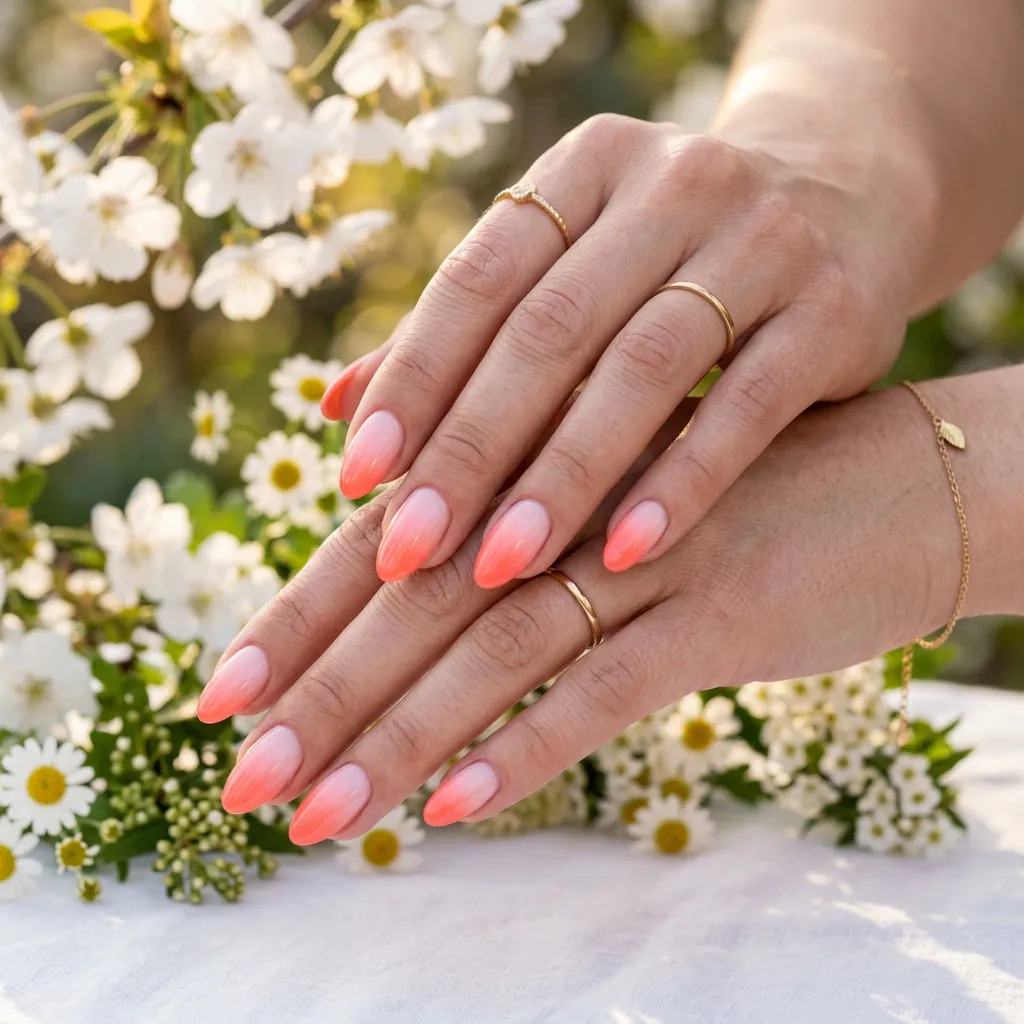 Colorful Floral Accent Nail Ideas