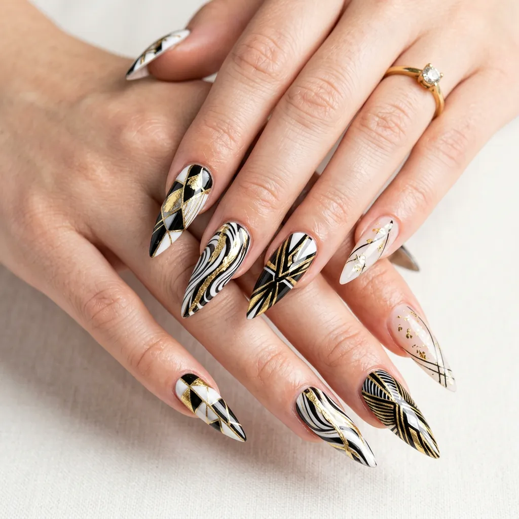 Stiletto Nail Art Ideas