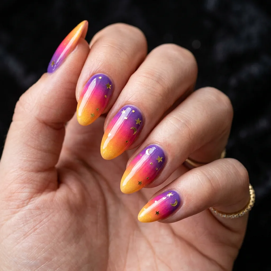 Nails Cute Ideas: 30 Stunning Looks to Spark Your Next Manicure 23 Sunset Gradient Nail Ideas