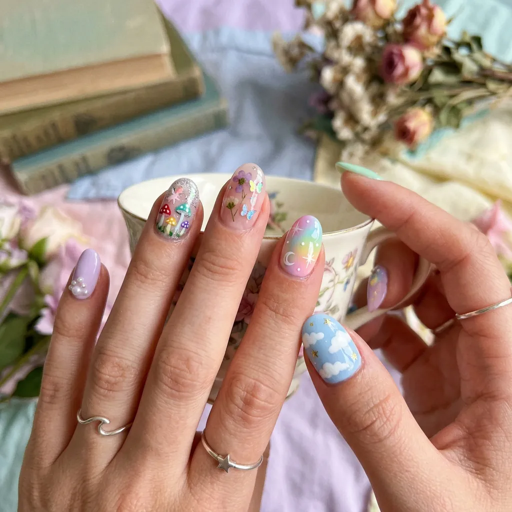 Whimsical Nails Aesthetic Idea
