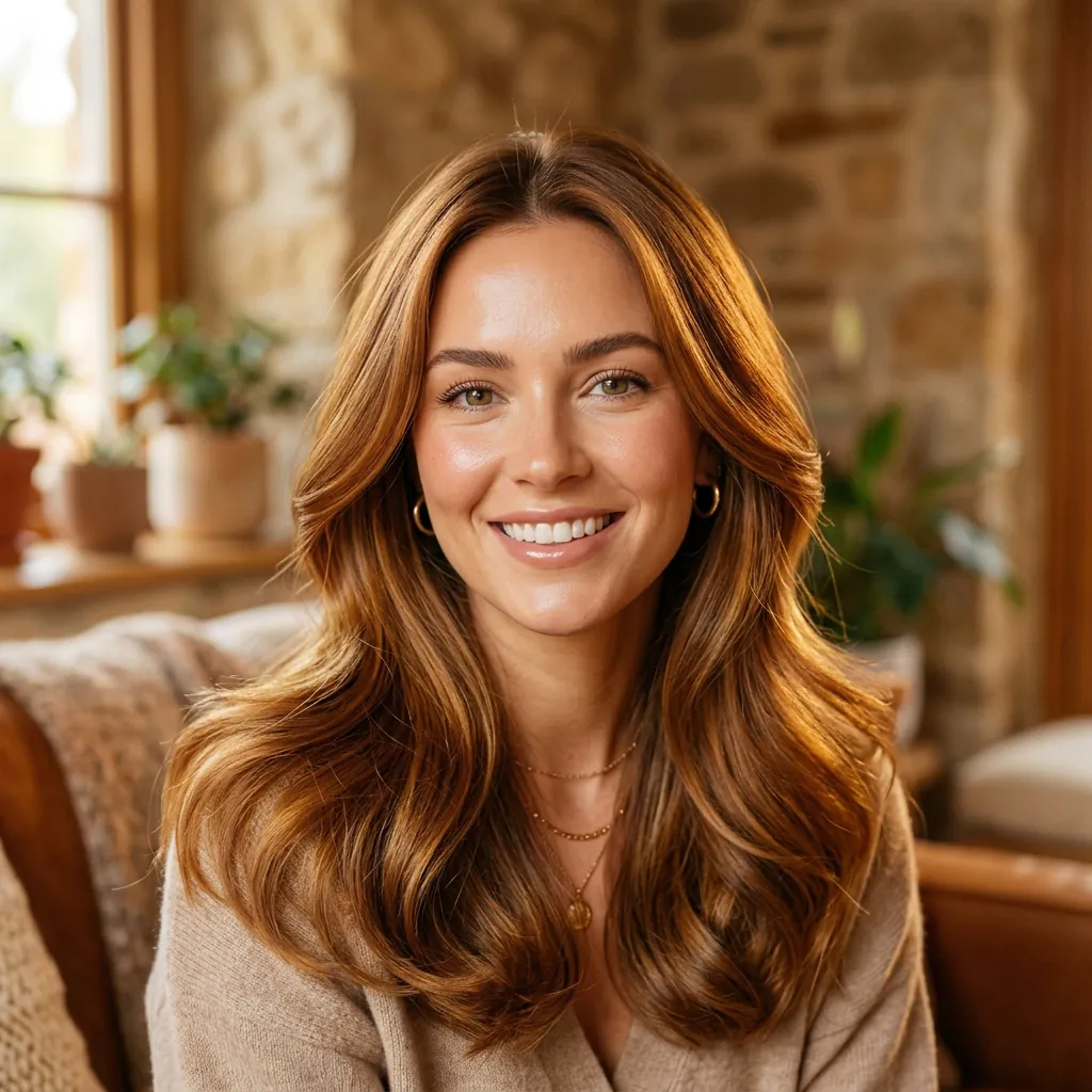 Warm Honey Brown Hair Color Ideas