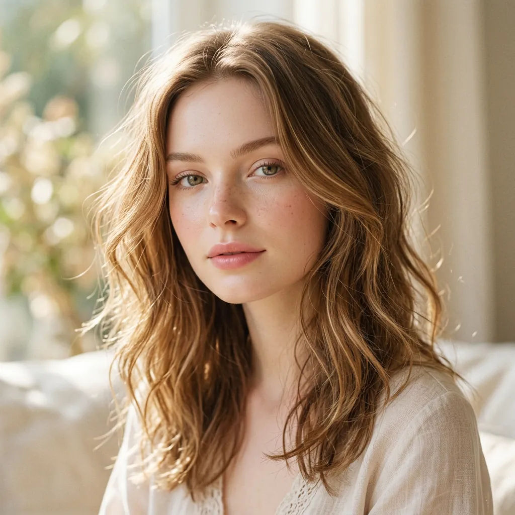 Honey Brown Hair Color Ideas for Fair Skin