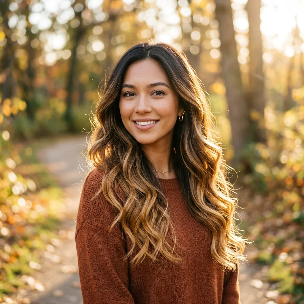 Honey Brown Ombre Hair Color Ideas