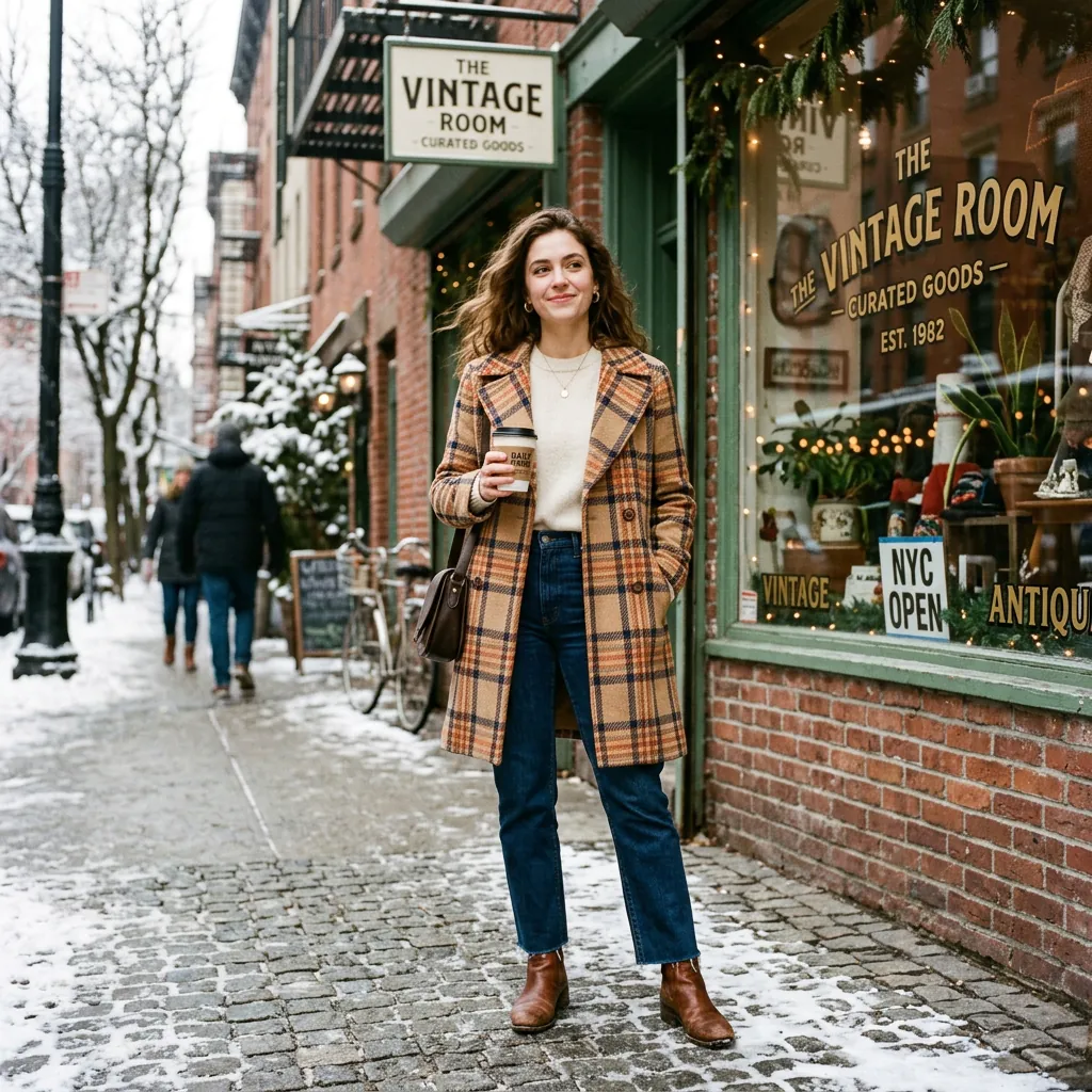 30 NYC Winter Outfits Ideas: Trendy Looks for the Cold Season 14 Vintage-Inspired NYC Winter Look