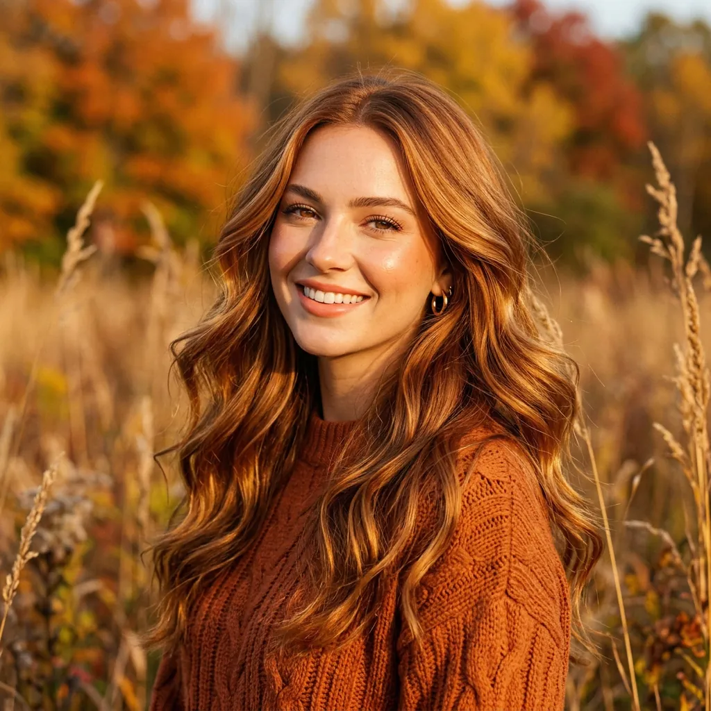 30 Fall Hair Color Trends Ideas to Inspire Your Most Beautiful Autumn Yet 24 Amber Fall Hair Color Trends Ideas for Fall
