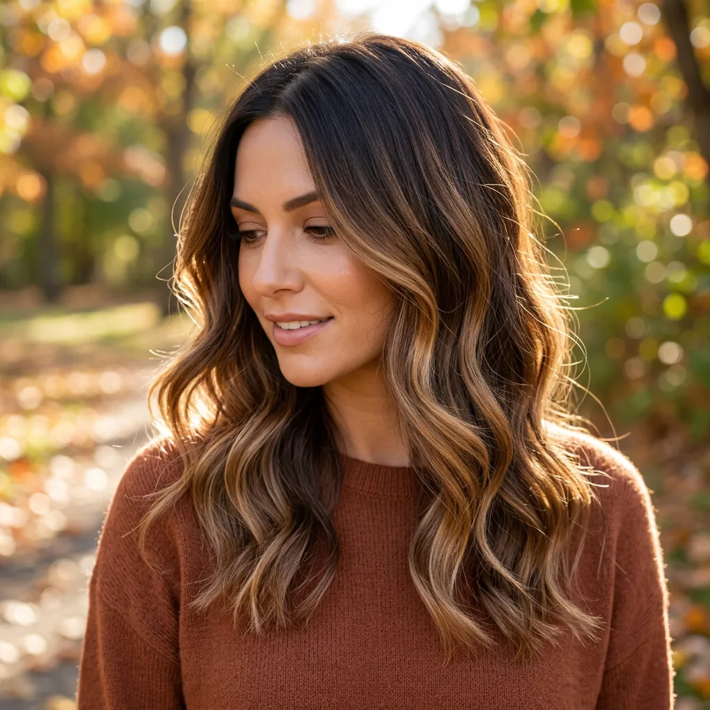 30 Fall Hair Color Trends Ideas to Inspire Your Most Beautiful Autumn Yet 6 Caramel Balayage Fall Hair Color Trends Ideas