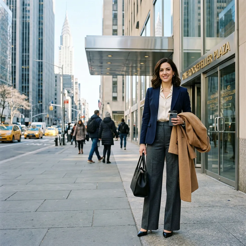 30 NYC Winter Outfits Ideas: Trendy Looks for the Cold Season 10 Business Casual Winter Office Outfit