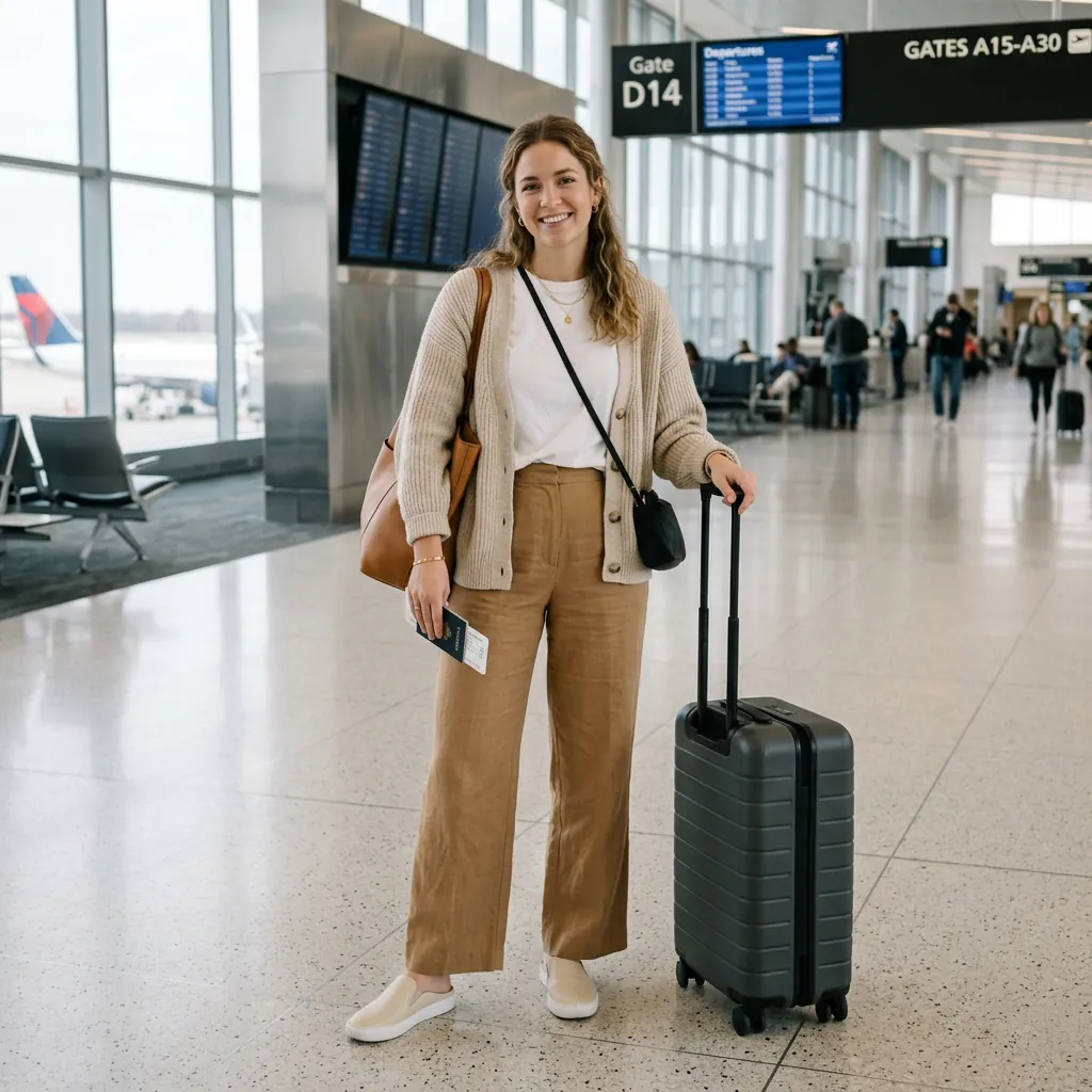 Airport Travel Outfit Ideas