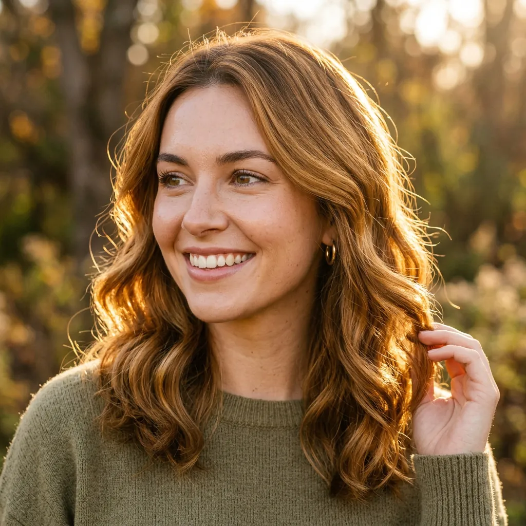 Amber Glaze Hair Color Ideas
