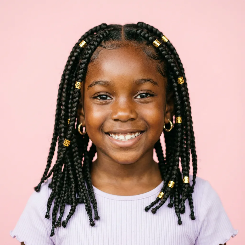 Box Braids Hairstyles for Kids