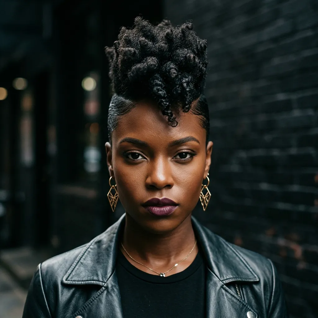TWA Hairstyles Ideas: Your Ultimate Guide to Rocking a Tiny Afro 7 Frohawk TWA Ideas