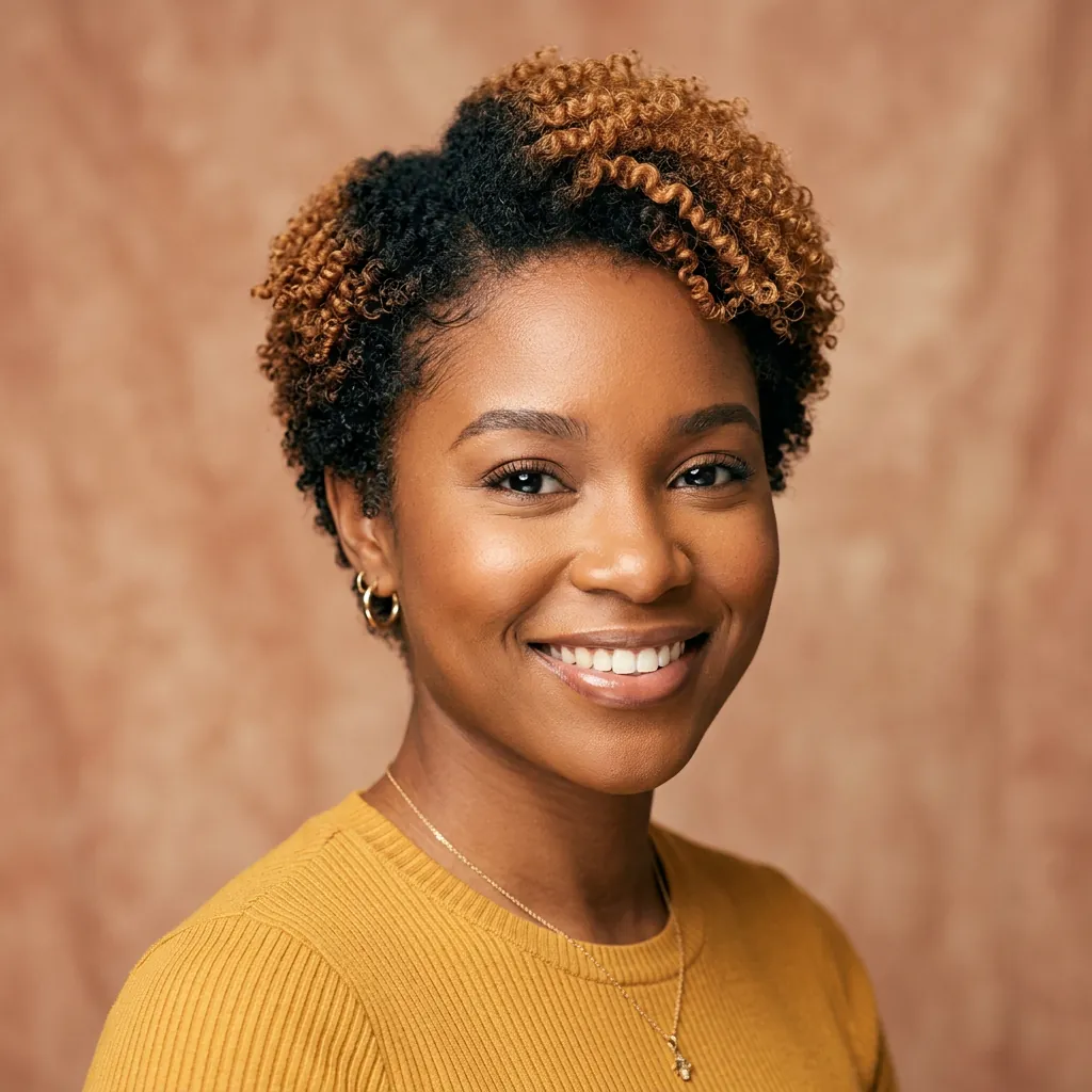 TWA Hairstyles Ideas: Your Ultimate Guide to Rocking a Tiny Afro 16 Ombre TWA Ideas