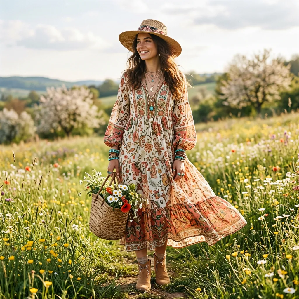 Bohemian Spring Birthday Outfit Ideas