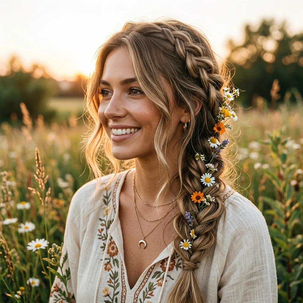 Boho Braids Hairstyles with Braids