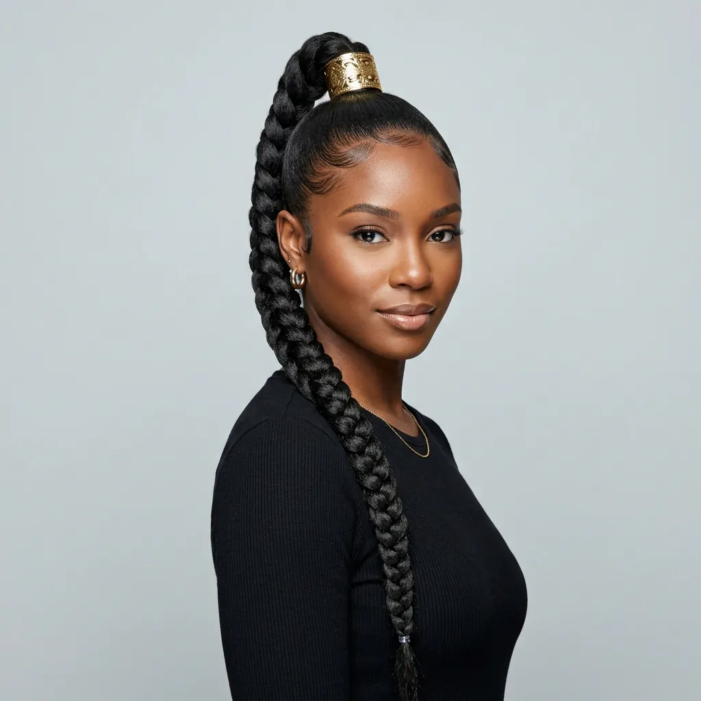 Braided Ponytail Hairstyles with Braids