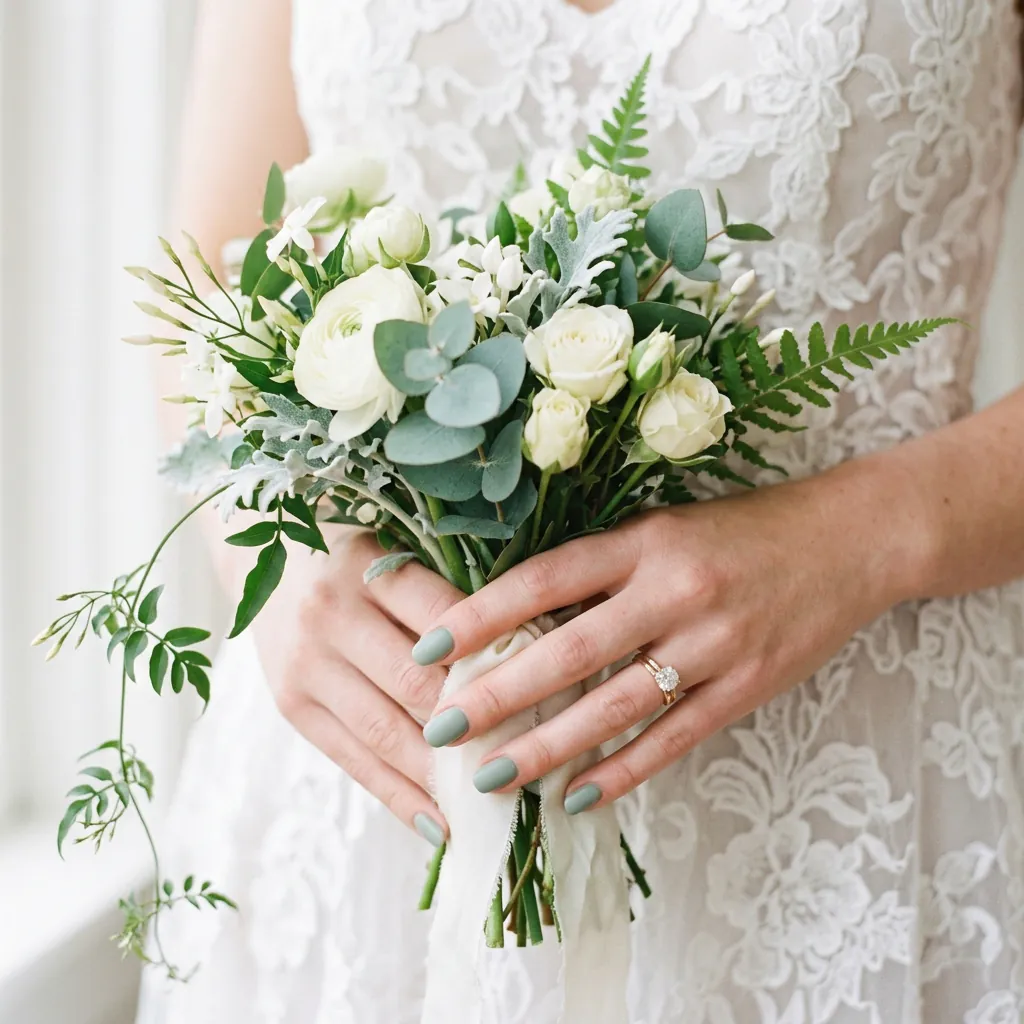 Nails Green Ideas: 30 Creative Looks to Inspire Your Next Manicure 29 Nails Green Wedding and Bridal Ideas