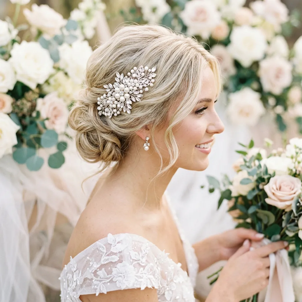 30 Hairstyles with Clips Ideas Creative Ways to Style Your Hair 26 Wedding Hair Clip Ideas