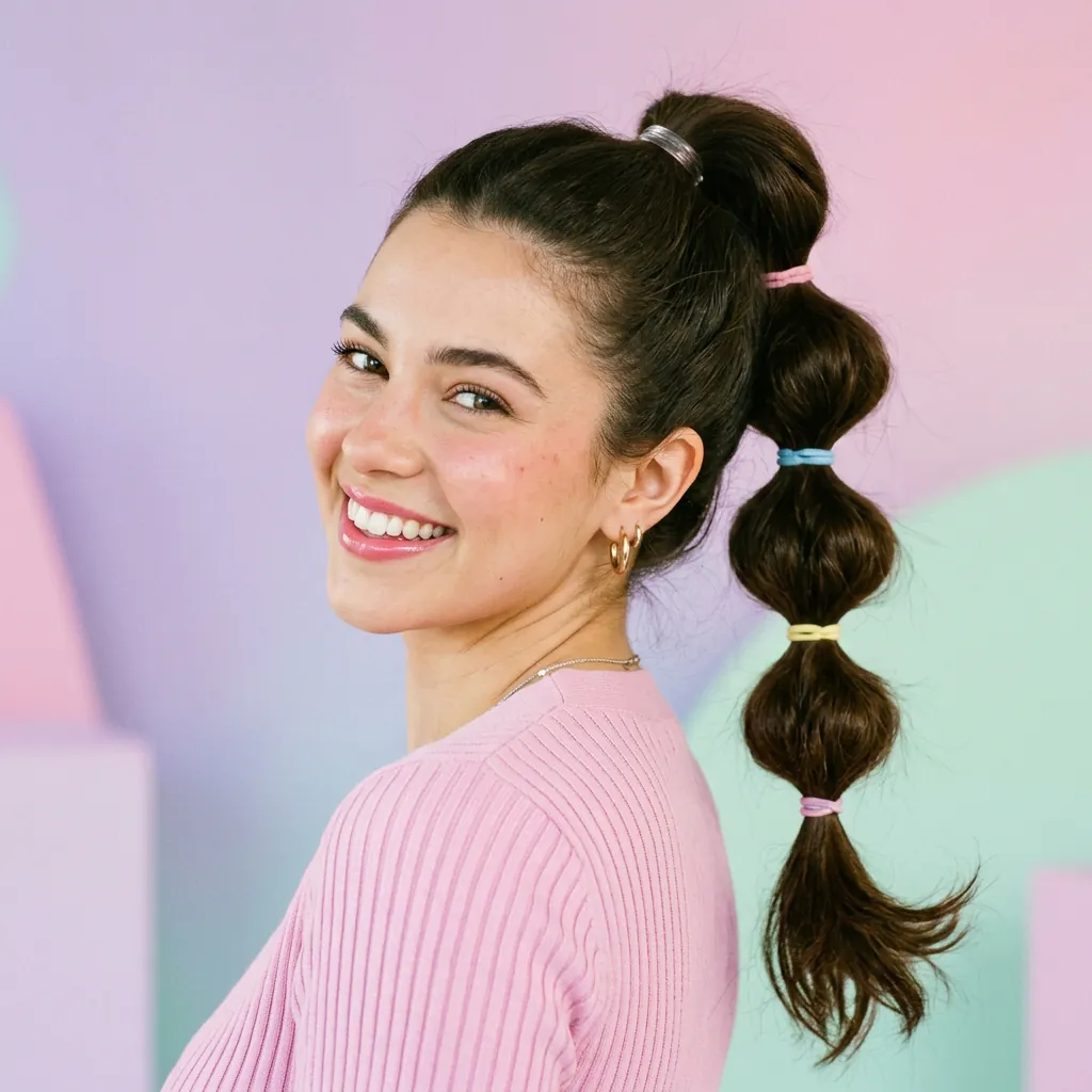 Hairstyles Ponytail Ideas: 30 Stunning Looks That Will Absolutely Transform Your Style 7 Bubble Ponytail Hairstyles Idea