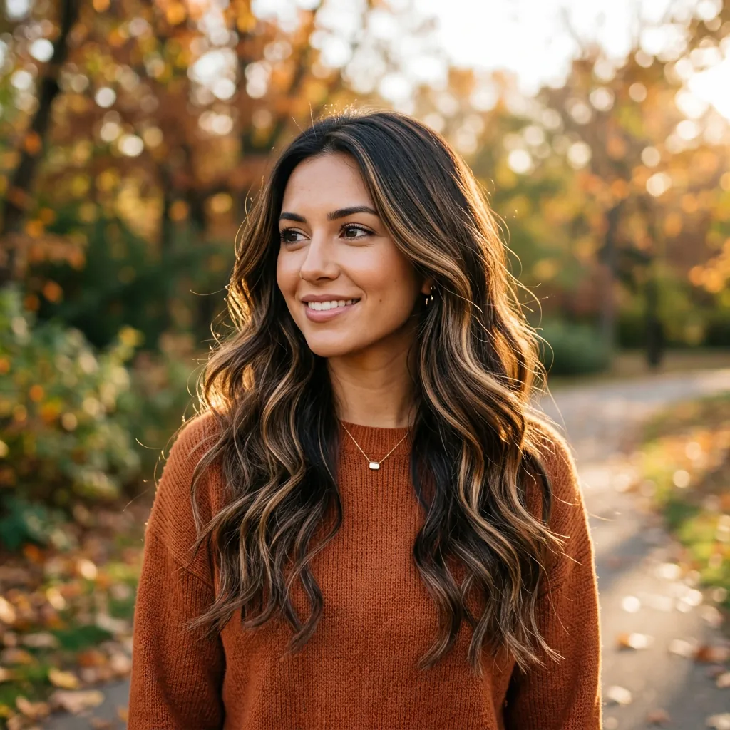 Caramel Highlights Hair Color Ideas