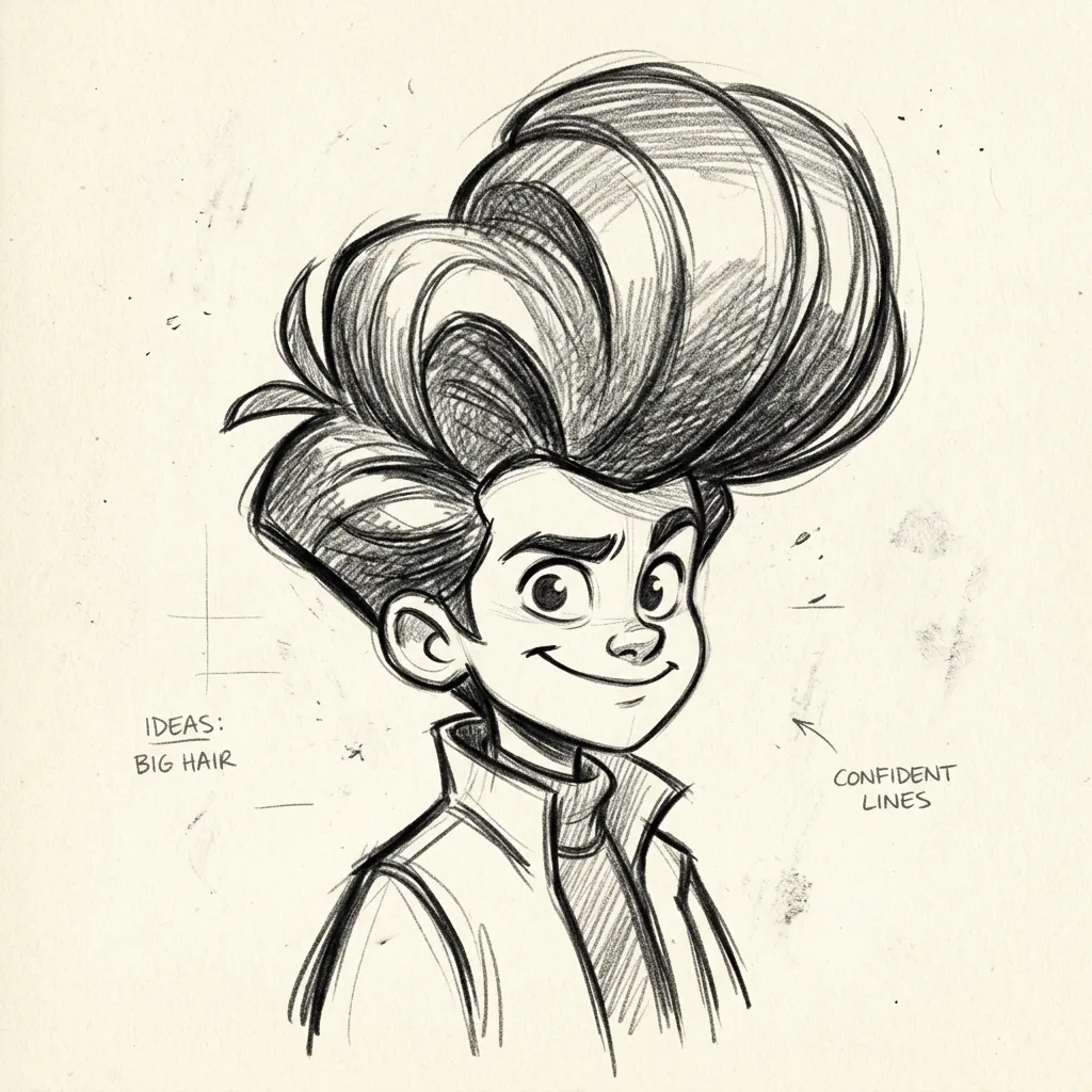 Hairstyles Drawing Ideas: 30 Creative Styles to Inspire Your Next Sketch 24 Cartoon Character Hairstyles Drawing Ideas
