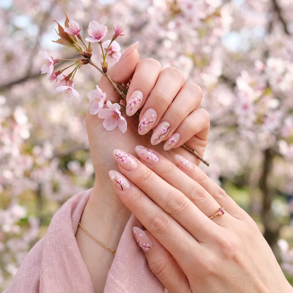 Cherry Blossom Nails Inspired Softness