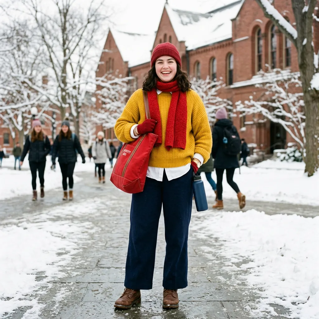 30 Outfit Ideas Winter School Mornings Made Easy and Stylish 22 Colorful Layering outfit ideas winter school