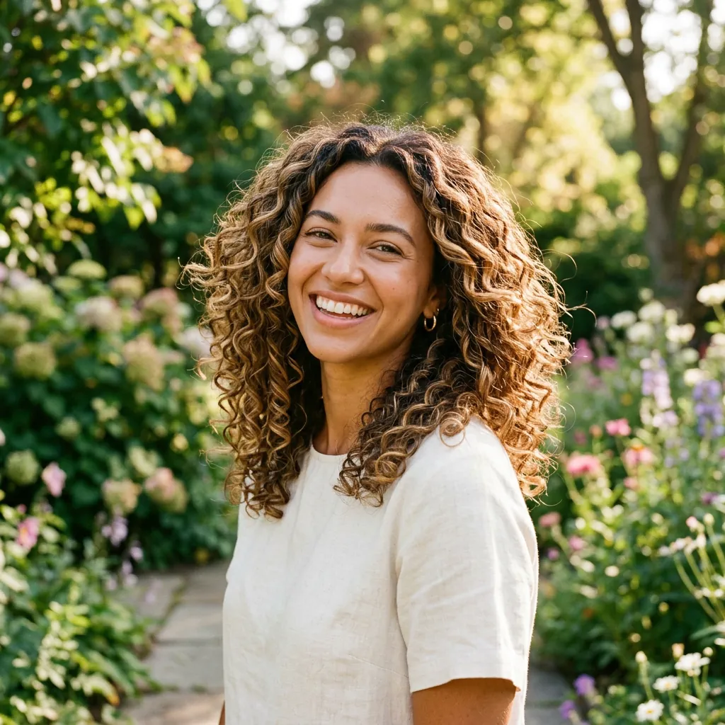 Hairstyles for curly hair with Highlights Ideas