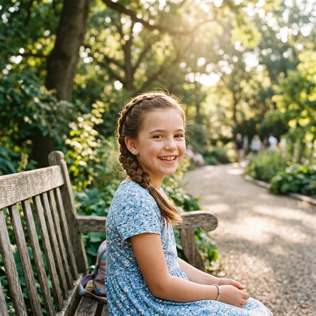 Hairstyles for Kids with Medium Length Hair