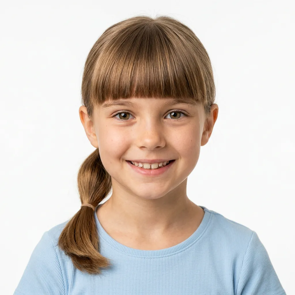 Hairstyles for Kids with Bangs