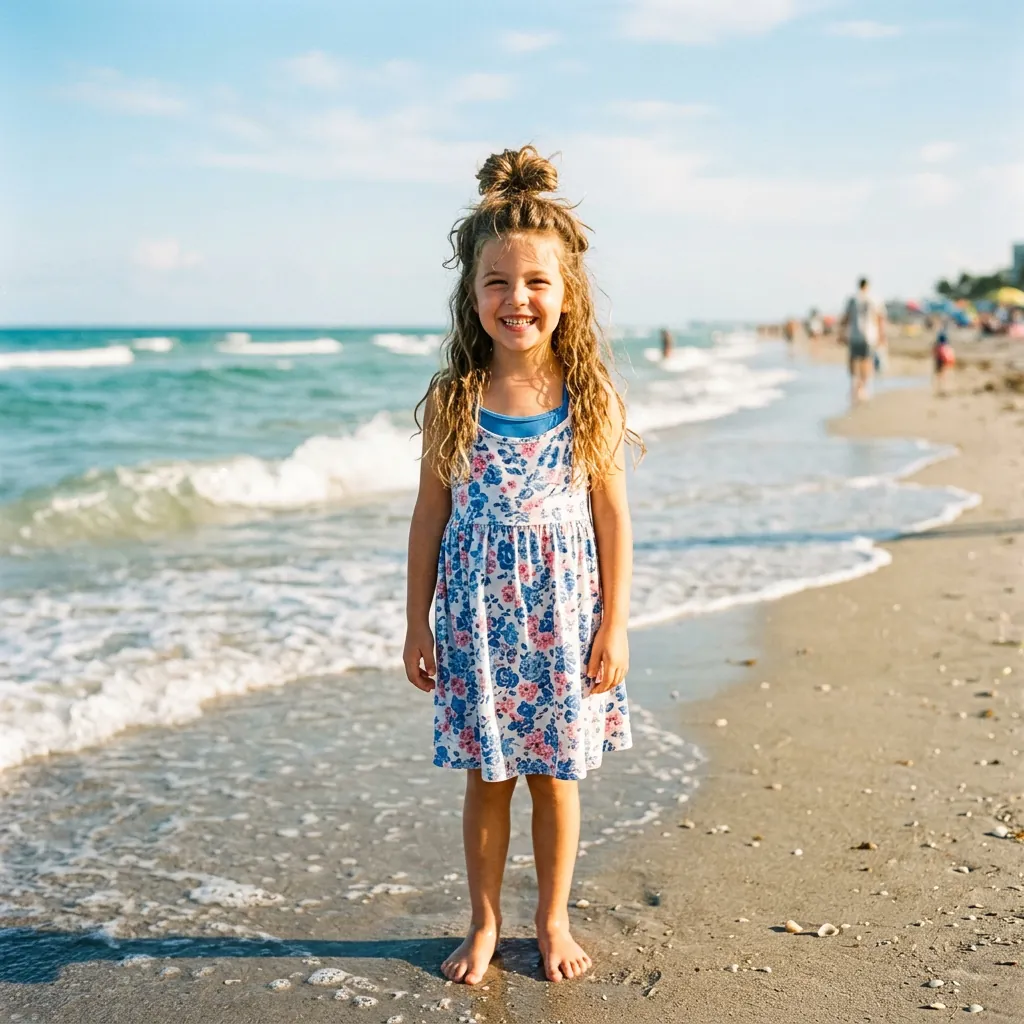 Hairstyles for Kids Going to the Beach