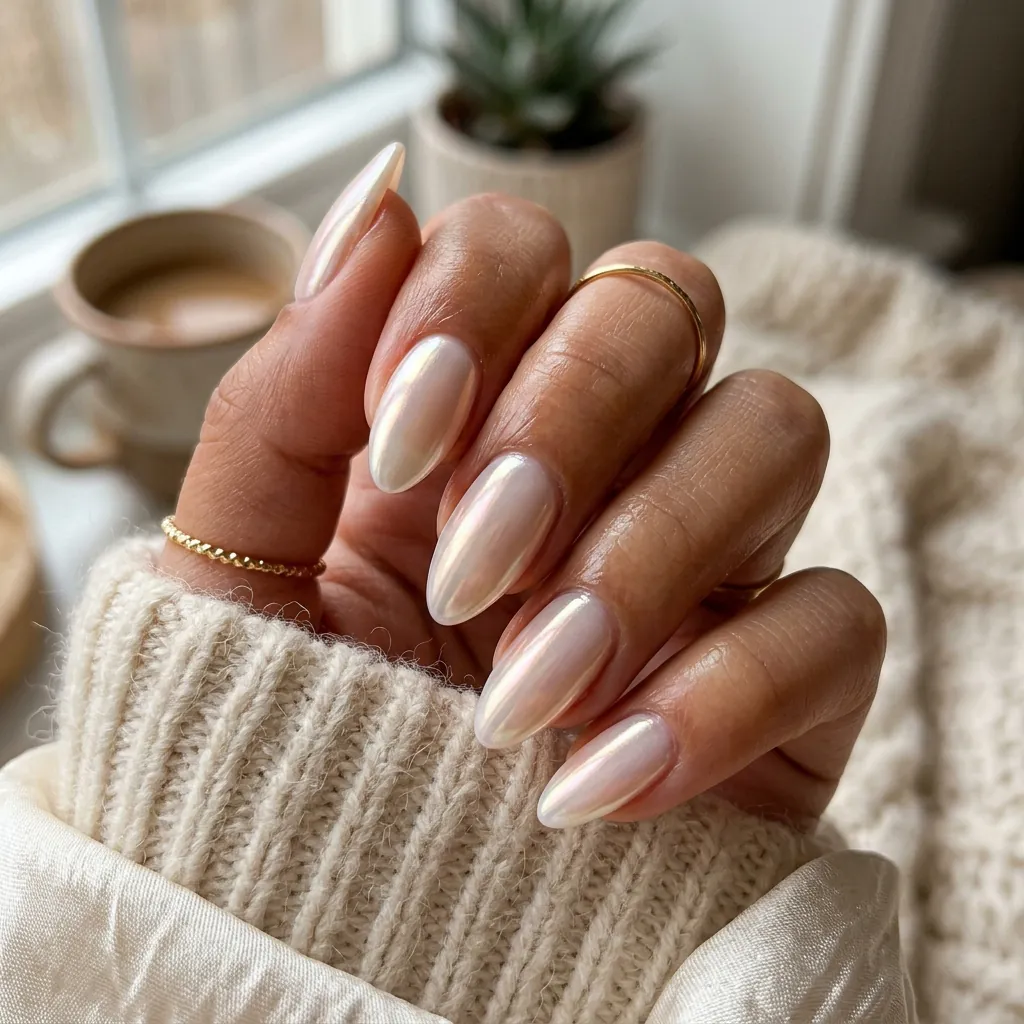 Glazed Donut Nails Inspired Sheen