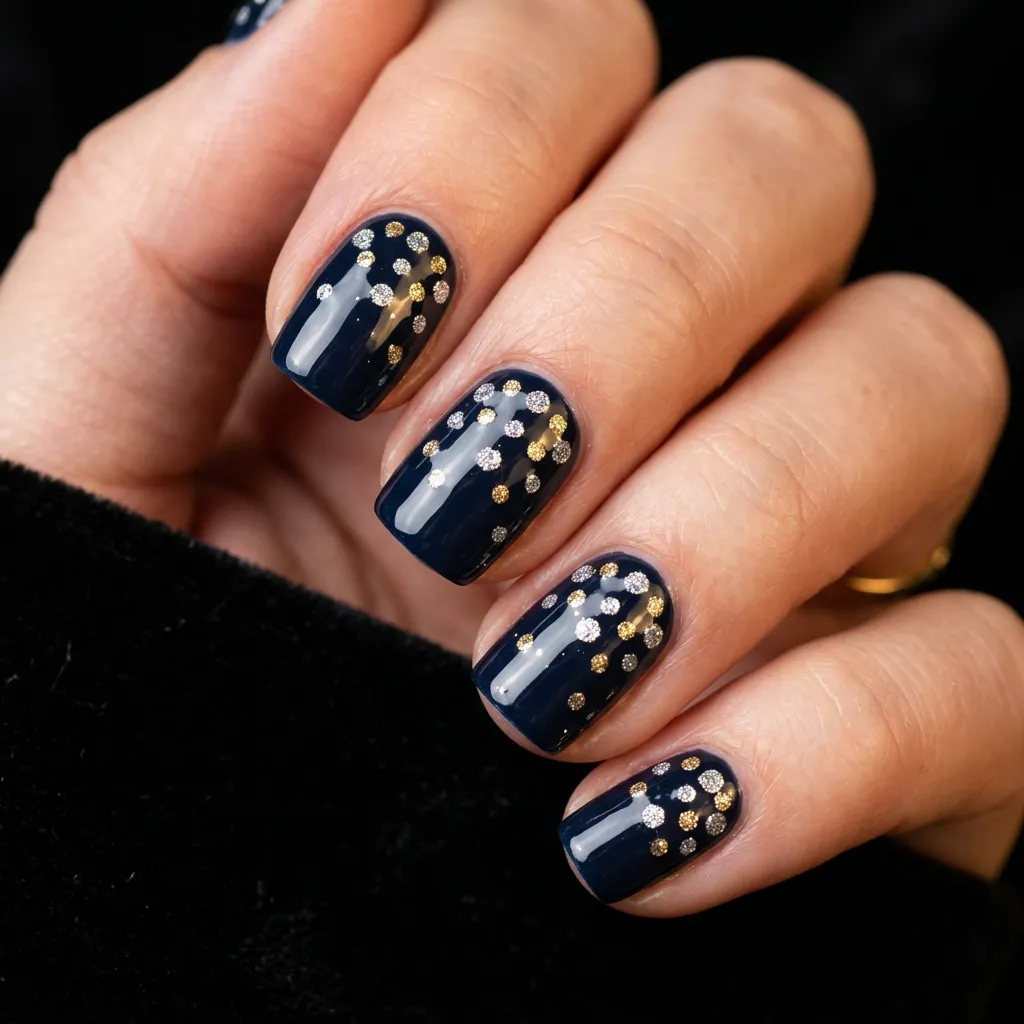 Glitter Dot Nail Accents