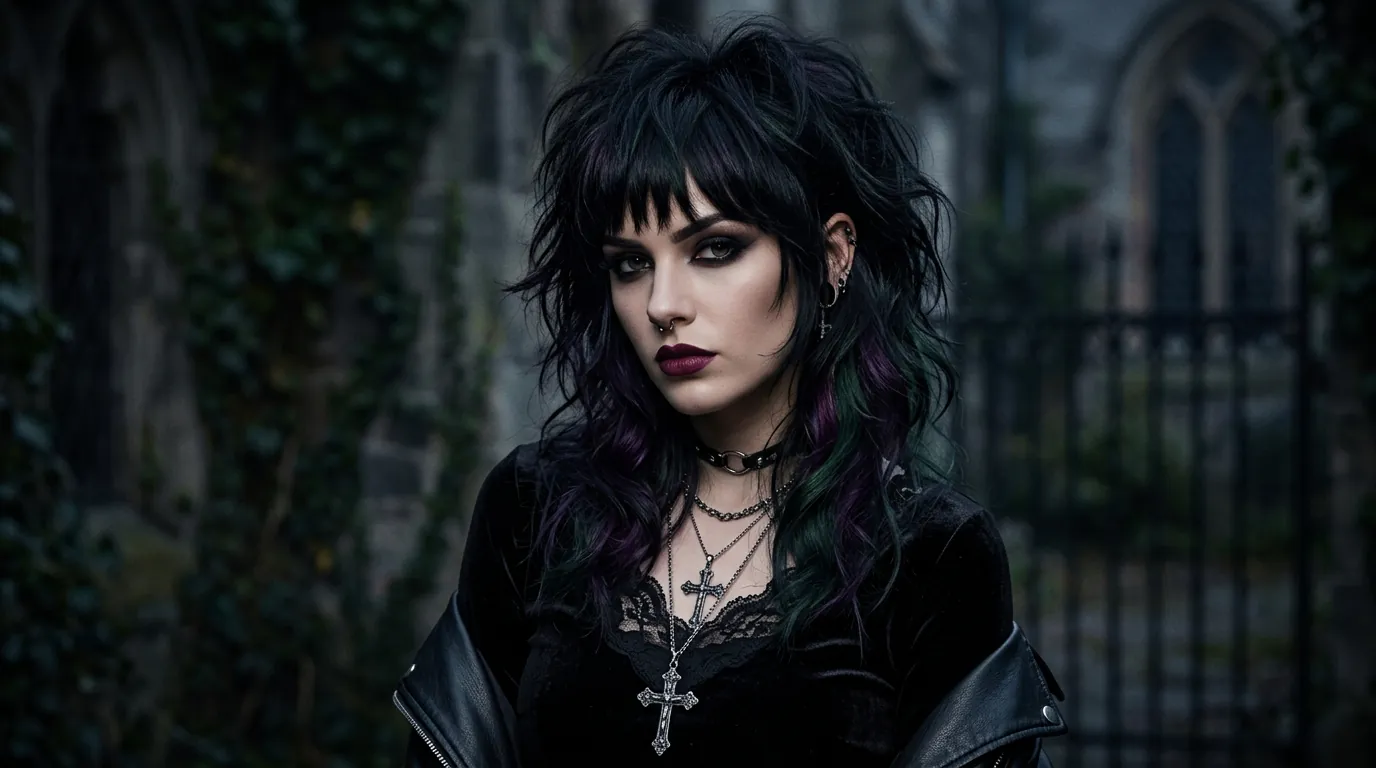 30 Goth Hairstyles Ideas: The Ultimate Guide to Dark and Dramatic Hair 1 goth hairstyles