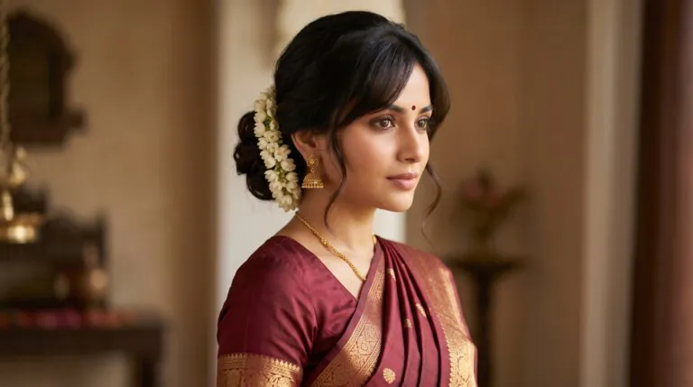 30 Hairstyles for Saree Ideas: Stunning Looks to Change Your Style 35 hairstyles for saree